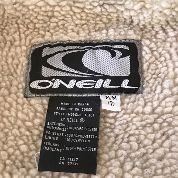 O'NEILL BOY'S FLEECE LINED WINTER JACKET SIZE M - Picture 7 of 8